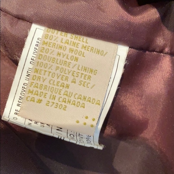 Soia & Kyo chocolate brown wool belted jacket Small - Picture 7 of 8